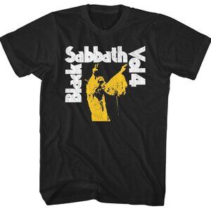Black Sabbath Vol. 4 Coal Mens T Shirt Black